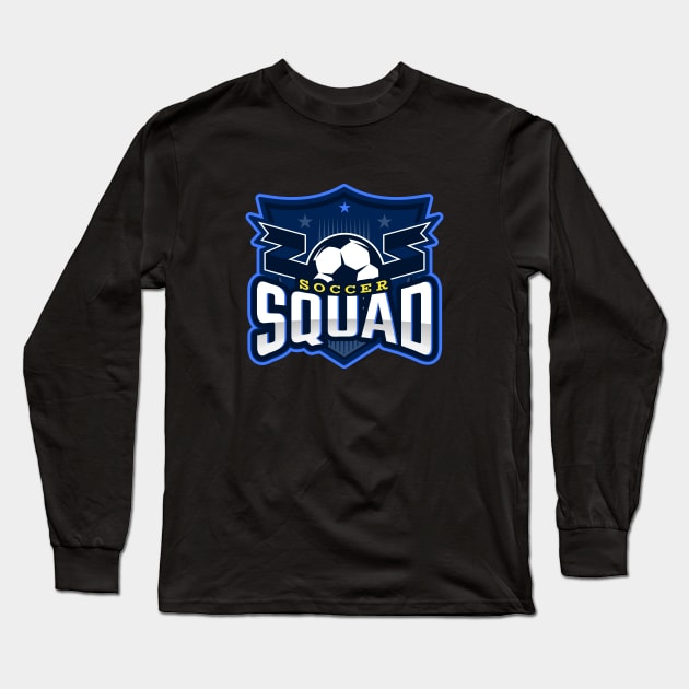 Soccer Squad Long Sleeve T-Shirt by poc98